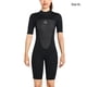thumbnail image 5 of Greeniant Traje de buceo de alta eficiencia a prueba de frío de una pieza estilo de manga corta transpirable agradable a la piel traje de baño clásico Deportes acuáticos Mujer Negro SG Greeniant OD020692-11, 5 of 6