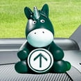 thumbnail image 3 of Figura de poni nórdico, estatua de caballo, artesanía Feng Shui para coche, oficina y hogar. Verde oscuro, 3 of 9