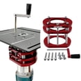 thumbnail image 4 of Sistema de elevación de mesa de fresado de precisión con sujeción de 4 mordazas para banco de carpintería Rojo, 4 of 5