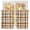 Brown, Beige, Cream, variant on Kitchen Curtains 54 Inches length, Brown Checked Window Treatment Curtain Drapes, Watercolor Coffee Buffalo Plaid Decorative Window Curtains for Bedroom Cafe, 52"x54", 2 Panels