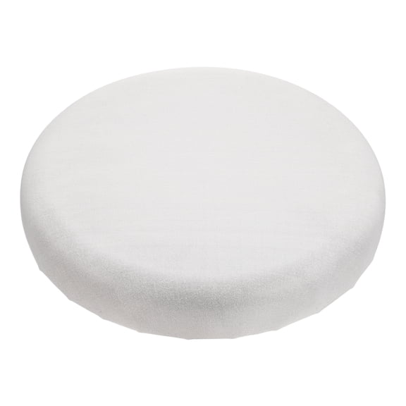 Uxcell Round Bar Stool Cover, 16-20" Elastic Round Stool Chair Covers Washable Dustproof Stretchy Slipcover Seat Soft Cushion for Dining Chairs Kitchen Bar Restaurant Decor, White
