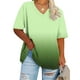 thumbnail image 4 of Camisas de Verano para las Mujeres de Manga Corta con Cuello en V de Gran Tamaño, Camisas de Gran Tamaño para las Mujeres, 4 of 4