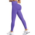 thumbnail image 4 of TGPMGRZ Leggings for Women Scrunch Lifting Gym Seamless Workout Leggings Tummy Control Yoga Pants Purple Size M, 4 of 7