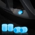 thumbnail image 5 of 4Pcs Glow-in-The-Dark Tire Valve Caps - Universal for Car Tires, Yellow Luminous Valve Stem Covers - for Car Enthusiasts, Auto Tire Maintenance, Night Driving Visibility Enhancement, 5 of 5