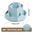 thumbnail image 2 of Pencil Pen Holder for Desk, 12 Slots 360 Degree Rotating Desk Organizer, Desktop Storage Pen Organizers Stationery Supplies, Cute Pencil Cup Pot for Office School Home & Art Supplies, 2 of 3