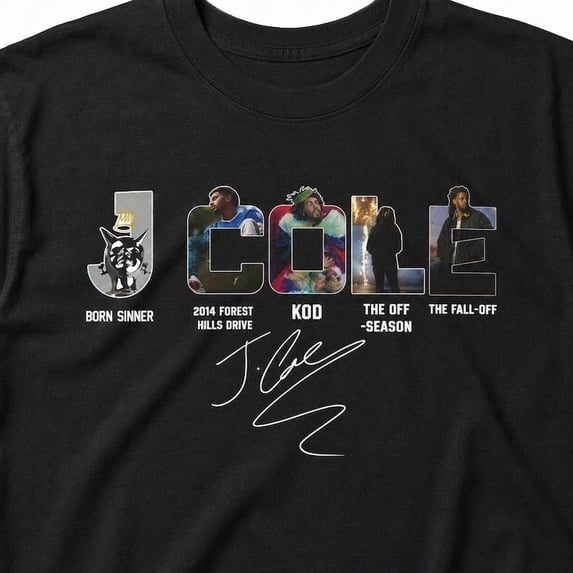 J-Cole The Fall Off T-Shirt, Vintage Rap Tee, Hip Hop Music Fan Gift, Concert Graphic