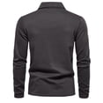 thumbnail image 5 of Hoodie Mens Shirts Pullover Sweatshirt Hooded Drawstring Adjustable Shirt Mens Solid Color Long Sleeved Top Casual Pullover Hooded Hoodie Everyday,Streetwear,Outdoor Sports Clothing Shirts For Men, 5 of 5