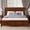Walnut + Pine + Queen＋3, variant on YONGKANG Walnut Farmhouse Size Bed Solid Pine Bed Frame with Barn Door Headboard & Footboard