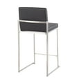 thumbnail image 6 of LumiSource Fuji High Back 26" Fixed-Height Counter Stool - Set of 3, 6 of 6