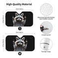 thumbnail image 3 of KAKALAD Funny Raccoon 1 Universal Windshield Car Sun Shades Accordion Folding Auto Aluminum Sunshade 51"x 27.5", 3 of 9