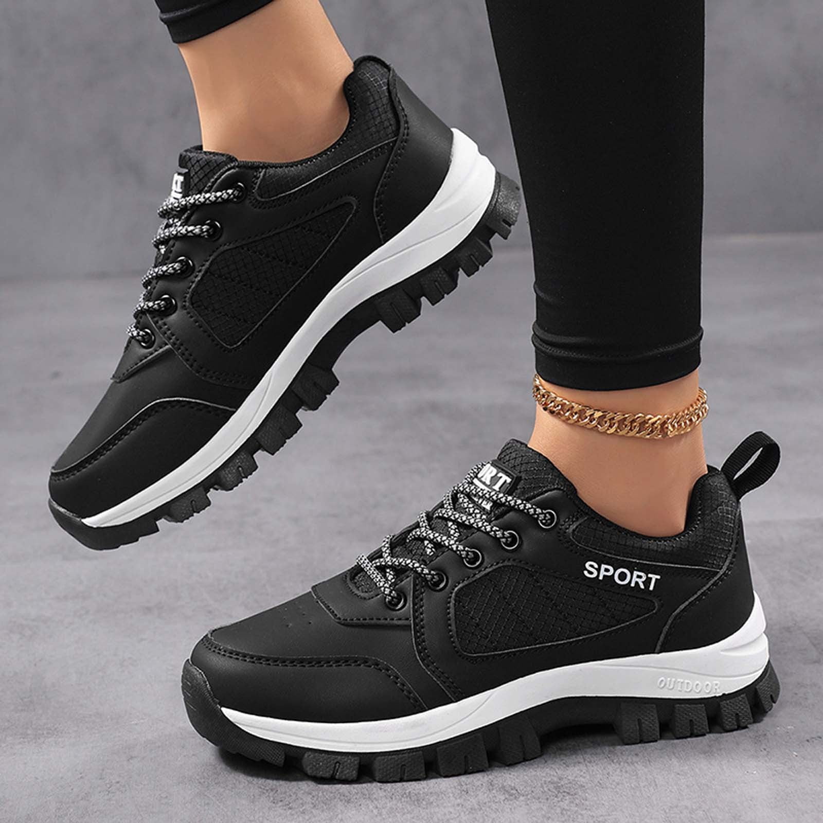 Women's Walking Shoes Waterproof Hiking Shoes on Orthopedic Sneakers Outdoor Non Shoes Casual Trail Shoes