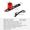 thumbnail image 4 of WEST BIKING Waterproof LED Bicycle Rear Light USB Rechargeable 3-Mode Safety Warning Lightweight Cycling Bike Lamp Red Taillight, 4 of 8