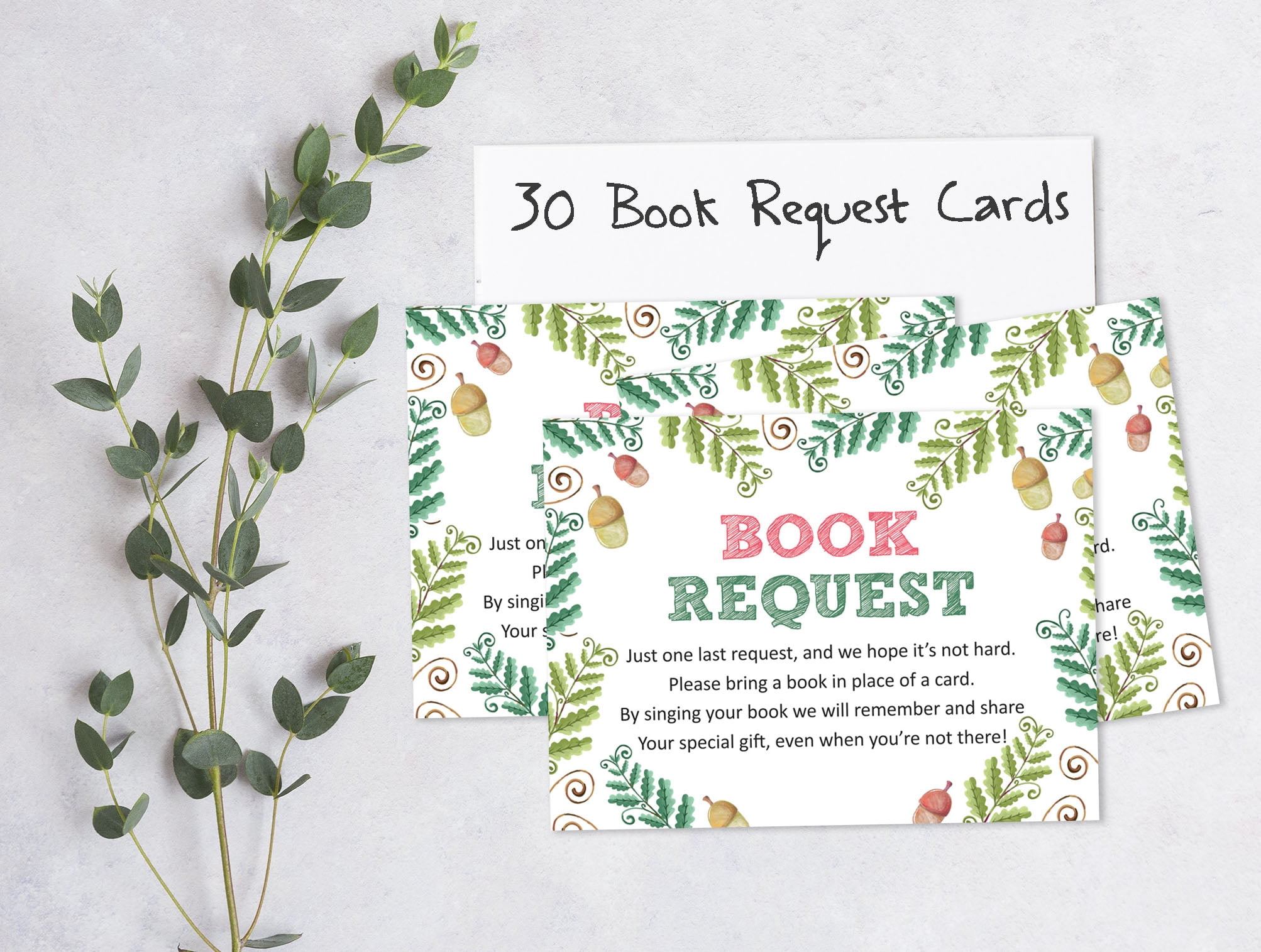 Inkdotpot Set Of 30Floral Baby Shower Invitations-Diaper Raffle Tickets And Baby Shower Book Request Cards Gender Neutral Invites Its A Boy Its A Girl