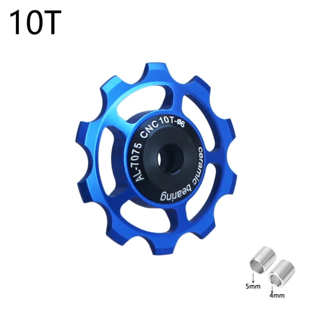 Rueda guía de dial trasero de cerámica para bicicleta de montaña, accesorios de transmisión de aleación de aluminio 11T-16T