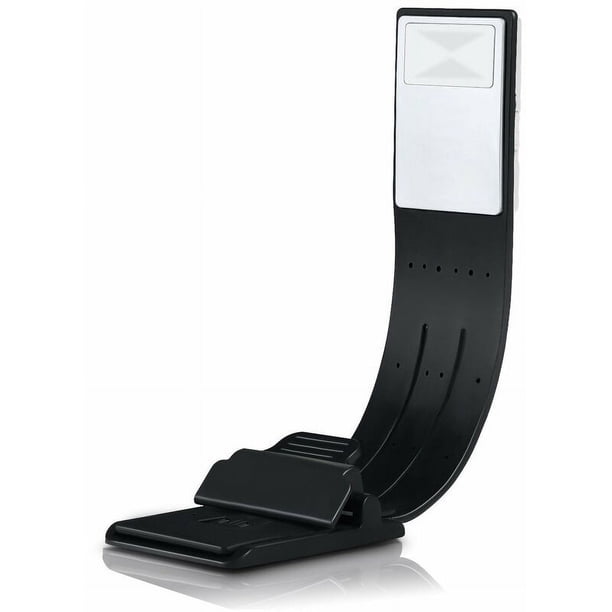 Lámpara de lectura con clip, recargable por USB, interruptor resistente, 4 niveles de brillo ajustables, lámpara flexible, lámpara de cama multifuncional para leer con un libro, etc. Lámpara de escrit