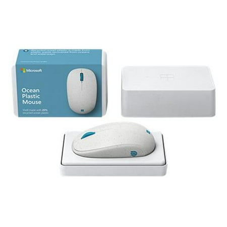 Microsoft - Ocean Plastic Wireless Scroll Mouse - Seashell