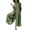 D, variant on HXWCHs formal Event Jumpsuits Stylish Women's Casual Short Sleeve Shirt Style Mid Length Jumpsuit Solid Color Romper S B