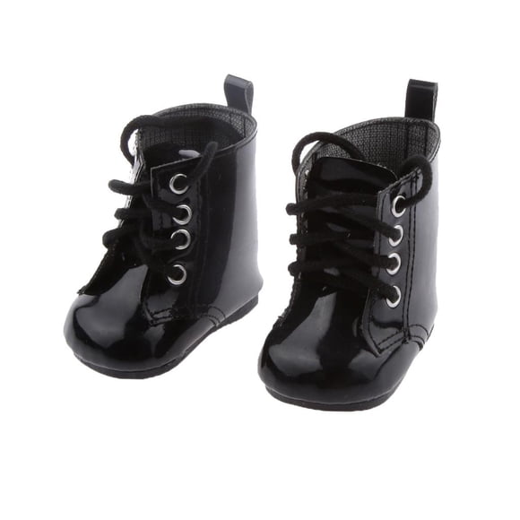 Botas de PU plateadas para zapatos de 18 pulgadas