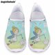 thumbnail image 1 of Doginthehole - Zapatos informales con estampado de enfermera para mujer, zapatillas de deporte de malla transpirables y cómodas para el verano, zapatos planos de enfermería para hospital, 1 of 5