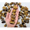 thumbnail image 4 of Tumbled Golden Tigers Eye Crystals Bulk 1" to 2" Large Polished Healing Stones, 4 of 4