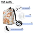 thumbnail image 4 of Yiaed Retro Floral Butterfly Print Backpack, Premium Laptop Backpack, Travel Backpack for Women, Lightweight Backpacks, Comfortable Back Pack-Small, 4 of 7