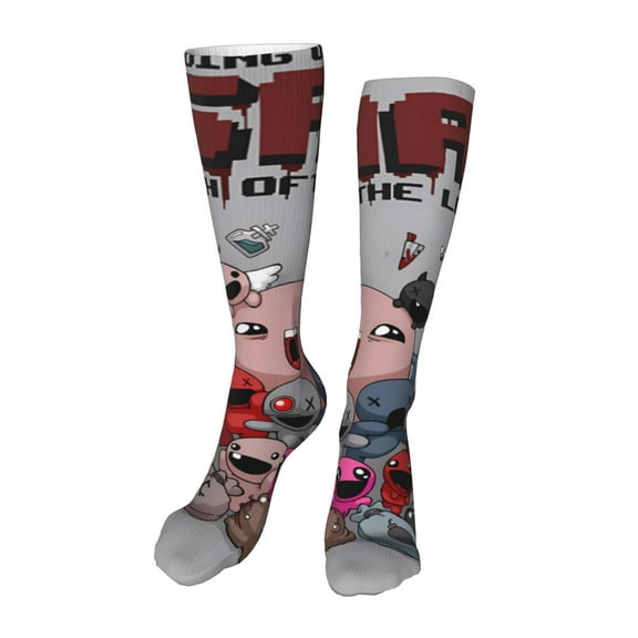 Saiise The Binding of Isaac Funny Socks Men Women Boys Kids Adults Novelty Graphic 20in stockings Crazy Design Casual Dress Socks for Sports,Running,Travel