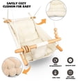 thumbnail image 2 of Tislly - Columpio para bebés y niños pequeños, diseño de árbol ajustable portátil con cinturón de se multicolor, 2 of 6