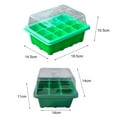 thumbnail image 7 of Travelwant Seedling Trays Seed Starter Tray, Mini Propagator Plant Grow Kit Greenhouse with Humidity Vented Domes and Base for Seeds' Starting, 7 of 7