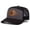 Black&gray, variant on Vergiac Trucker Hat Fish Emblem Embroidery Breathable Mesh Back 100% Polyester Unisex Baseball Cap Multi Colors for Spring Fall Outdoor