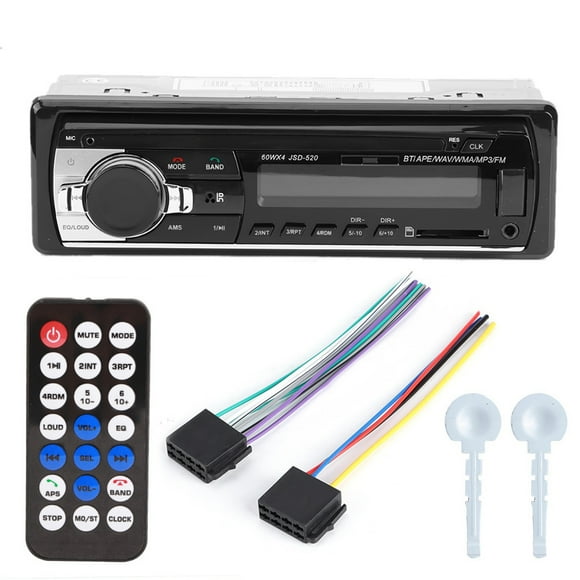 Reproductor de música estéreo MP3 manos libres Bluetooth para coche LCD de 12V Unidad principal de radio USB AUX Jadeshay A