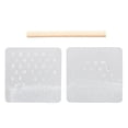 thumbnail image 2 of TIMIFIS Home Decor Transparent Letter Punching Handmade Vegetable Tanned Leather Numbers Letters Upper And Lower Case Handmade Leather Printing Boho DecorFall, 2 of 7