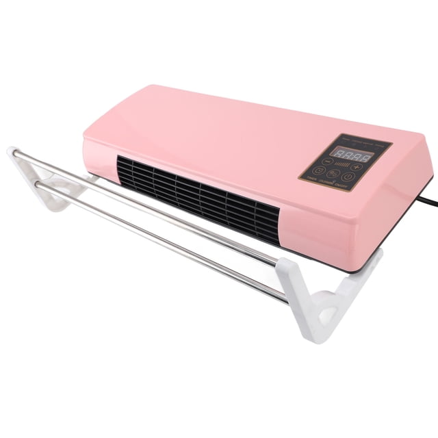 Calentador de Pared Inteligente, PTC ABS temporizador de encendido y apaguado Protector contra sobrecalentamiento Diseño MÓVIL Calentador Colgante de Pared Párrico