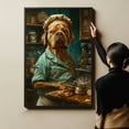 thumbnail image 6 of Funny Dog Kitchen Wall Art - Dining Room Wall Decor - Doguede Bordeaux Cooking Food Canvas Prints for Farmhouse Kitchen Decor, Modern Restaurant Painting Artwork, 6 of 6