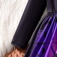 thumbnail image 5 of Weebloom Girls Halloween Outfit Set Round Neck Dress Top Long Pants Age 1 6 Years Casual Party Wear Comfy Girl Outfits Black, 5 of 7