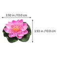 thumbnail image 2 of Miangastore 14Pcs Artificial Flowers Simulated -flower Decor Floating -flower Pool Flower Adornment, 2 of 8