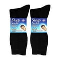 thumbnail image 2 of Drew Brady - Mens 2 Pack Thermal Bed Socks | Warm Soft Sleep Socks, 2 of 2