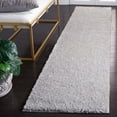 thumbnail image 2 of SAFAVIEH Tahoe Joey Modern Shag Runner, 2' x 9', Light Grey, 2 of 8