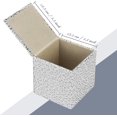 thumbnail image 4 of Porta toallas de papel cuadrado de cuero sintético (grabado en plata) para el hogar, la oficina y el coche, 4 of 5