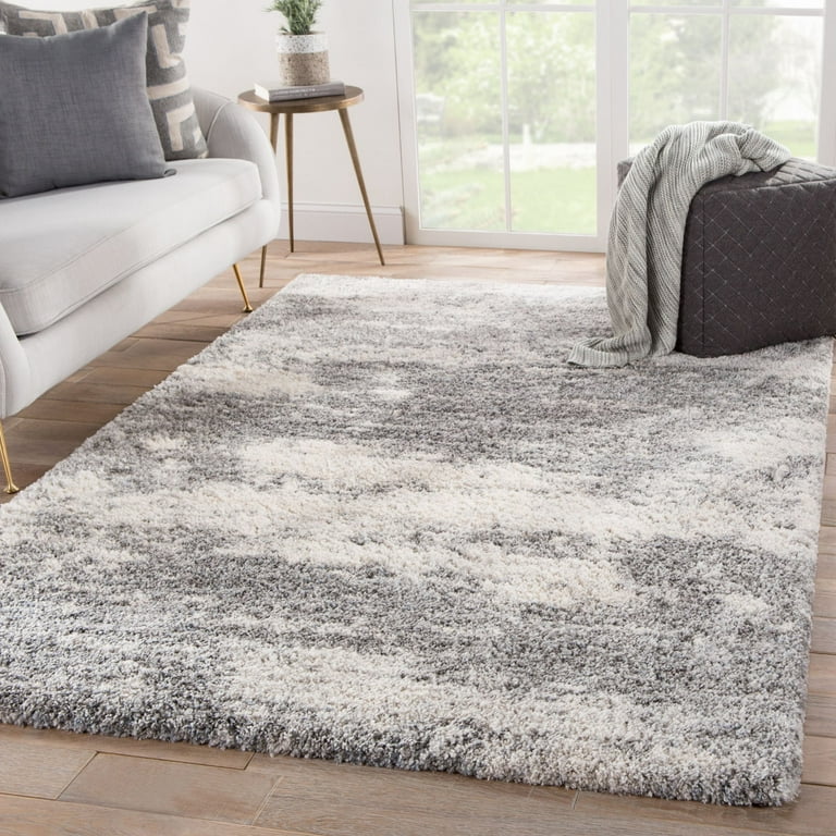 Jaipur Living 9 X 12 Gray Indoor Geometric Industrial Area Rug in