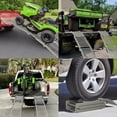 thumbnail image 4 of Evcitn Versatile Loading Ramps for Pickup Trucks,77.2"L x 9.8"W 1212 Lbs Truck Ramps,Steel Folding Motorcycle Ramp,Ramps for Lawn Mower,ATV/UTV,Snow Blower,Dirt Bikes,Carts,Trailers(1 pc), 4 of 7
