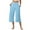 Light Blue, variant on Tqyyweavej Women's Capri Pants High Waist Stretch Wide Leg Athletic Pants Straight Leg Solid Color Pants with Pockets Size S to 3XL