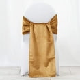 thumbnail image 2 of Balsa Circle Gold Extra Velvet Chair Sash Party Dinner Birthday Events Decorations, 2 of 4
