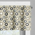 thumbnail image 5 of Ambesonne Geometric Valance & Curtain, Vintage Circules, 55"x36", Multicolor, 5 of 6