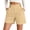 Beige, variant on Cotton Linen Shorts for Women Summer Casual Elastic High Waisted Baggy Wide Leg Bermuda Shorts with Pocket, 2026 New Limited-time Off