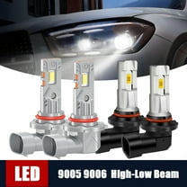 BSBSDJB White LED Headlight Bulbs 9005 9006 High Low Beam for Toyota Camry 2000-2006