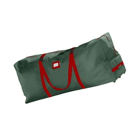 Premium Rolling Tree Storage Bag Tear heavy duty waterproof wheel Proof for Christmas Holiday green