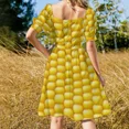 thumbnail image 4 of Corn Cob Background Sleeveless Dress dresses summer summer dress woman 2024 trendy, 4 of 6