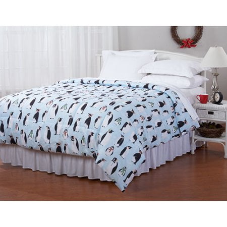 Cozy Nights Penguin Gala Down Alternative Comforter In Queen Size Penguin Gala Down Alternative Comforter