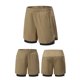 thumbnail image 3 of Pantalones Cortos para Hombre con Bolsillos de Cremallera Bandaje de Color Sólido Cintura Elástica Casual Bottoms de Moda Pantalones Cortos para Hombre Cintura Elástica, 3 of 8