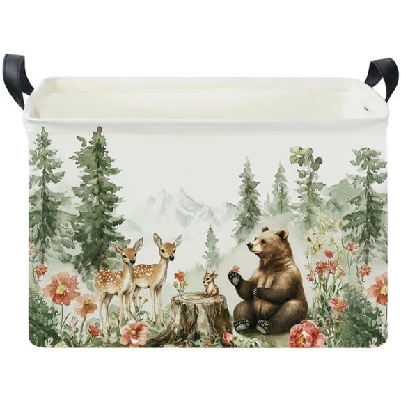 Baby laundry hamper,Waterproof Storage Bin for Bedroom,kids laundry Basket,baby boy laundry basket,Collapsible Toys Bin,Books Box,Gift Basket,Room Decor(Animal)